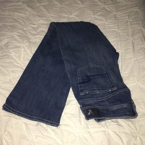 American eagle kick boot blue jeans